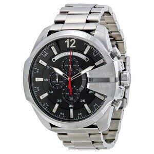 FX03050B NWT Diesel Fashion Men's Quartz Steel Authentic Watch